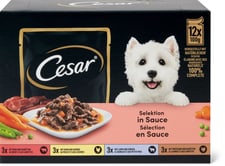 Cesar Sauce Sélection en sauce au bœuf, au poulet, à l’agneau et à la dinde