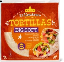 El Sombrero tortilla Big soft 8 pce