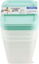 Lot de 4 boîtes de congélation, 1 L