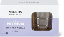 Premium Whiskey Acqua carreaux 2 pièces, 36cl (Type: ACQUA)