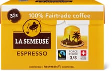 La Semeuse Fairtrade Capsules de café Espresso 33 capsules