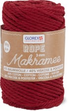Fil macramé 3 mm, bordeaux