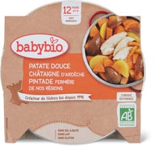 Babybio assiette patate.douc.chataign