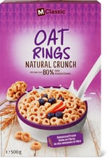 M-Classic Oat Rings Natural Crunch