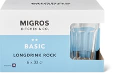 Basic Longdrink Rock lot de 6, 33 cl (Type: LONGDRINK)
