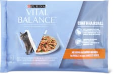 Vital Balance Coat & Hairball au poulet et aux haricots verts