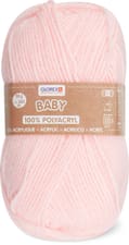 Fil Baby, 100% acrylique, 50 g, rose