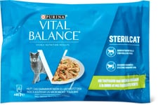 Vital Balance Sterilcat con tacchino e fagiolini