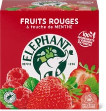 Elephant fruits rouges