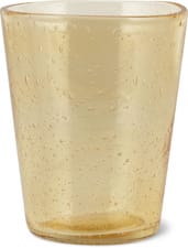 Verre à eau verre recyclé, jaune clair, 30 cl