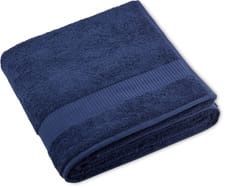 MHOME Linge de bain bleu foncé 100x150cm