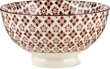 Bol marron 11.6cm (Diamètre: Bowl 12cm braun)