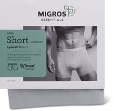 Men's Short Lyocell (Farbe: grey, Grösse: L)