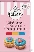 Patissier Fondant rouge / bleu / jaune