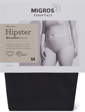 Ladies Hipster Microfi (Farbe: black, Grösse: S)