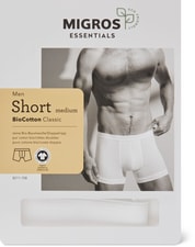 Men's Short Cot (Farbe: white, Grösse: S)