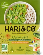 Hari&Co bio curry vert de légumes