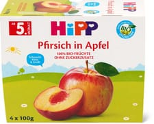 Bio HiPP Fruchtpause Pomme-pêche-mangue