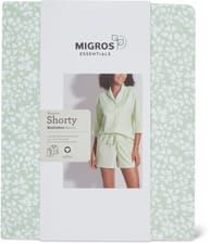 Pigiama corto donna (Colore: menta, Taglie: M)