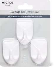 MHOME Grand crochets, blanc