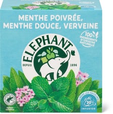 L'Elephant Kräutertee Pfefferminze & Eisenkraut