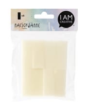 Éponge tampon set blanc, 2X5Cm, 8 pcs