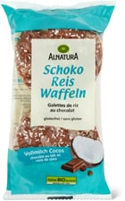 Alnatura Bio Galettes de riz au chocolat Chocolat au lait et noix de coco
