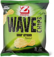 Zweifel Wave Chips sour cream flavour