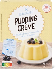 Homemade Pudding crème vanille