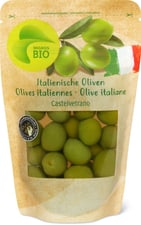 Bio Olives italiennes Castelvetrano avec noyau