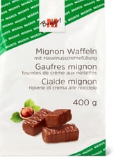 M-Budget Gaufres mignon fourrées de crème aux noisettes