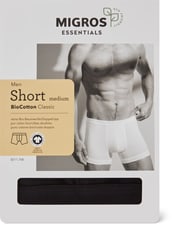 Men's Short Cot (Farbe: black, Grösse: S)