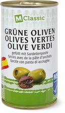 M-Classic MSC Olives vertes farcies avec de la pâte d’anchois