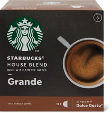 Starbucks Dolce Gus. House blend 12 cap.