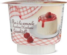 Tradition flan semoule framboise