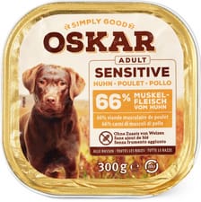 Oskar Sensitive Patée au poulet Adult