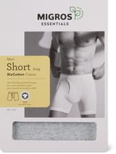 Men's Short Long Cot (Farbe: grey, Grösse: S)