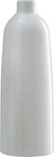 Vase céramique (Couleur: Blanc, Dimensions: ø: 10.0 cm x H: 27.0 cm)