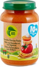 Migros Bio pâtes avec tomates et légumes
