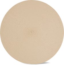 Set de table rond beige