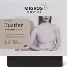 Ladies Bustier Microfi (Farbe: black, Grösse: XXL)