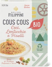 Bio Couscous With Chickpeas, Lentils and Peas