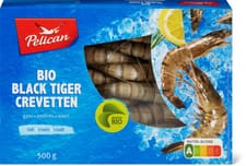 Pelican Bio Crevettes Black Tiger entières, crues