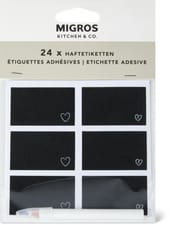 Étiquettes rectangulaires noir