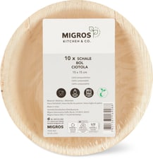 K&C Bol Ø15cm feuille de palmier