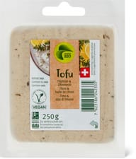 Migros Bio tofu thym & saveur citron