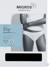 Ladies Slip Cotton (Farbe: black, Grösse: S)