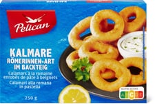 Pelican Calamars à la romaine enrobés de pâte à beignets