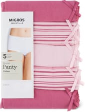 Ladies Panty 5er Pack (Farbe: himbeer, Grösse: S)