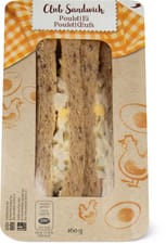 Sandwich poulet oeufs